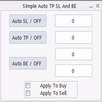 MT4-Simple Automatic TP SL And BE